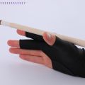 1 PCS Unisex Anti-Skid Billiard Three-Finger Gloves for Snooker Cue Sports Entertainment Left & Right Hand Compatible. 