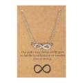 BLES Online Stainless Steel Infinity Pendant Necklace For Women. 