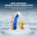Hearing Aids for Seniors with Noise Cancelling Adjustable Tone Sound Amplifier Portable Deaf Elderly Hearing Aids. 