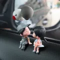 1 pair Car Decoration Cute Cartoon Couples Action Figure Figurines Balloon Ornament Auto Interior Dashboard Accessories Car Acce. 