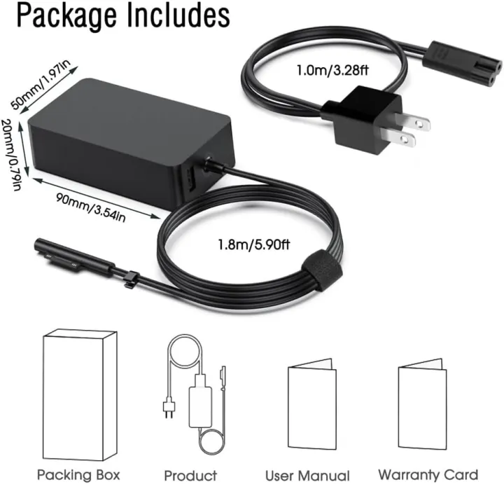 Surface%2044W%2015V%202.58A%20Power%20Supply%20AC%20Adapter%20Charger%20for%20%20Surface%20Pro%203/4/5/6/7,%20Surface%20Laptop%203/2/1,%20Surface%20Go/Book%20-%20Image%206