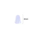 100pcs/lot Plastic ear plugs Earring Back Diy Jewelry Accessories Plastic Ear Plugging/Blocked Ear Stud Earring Stopper Findings. 