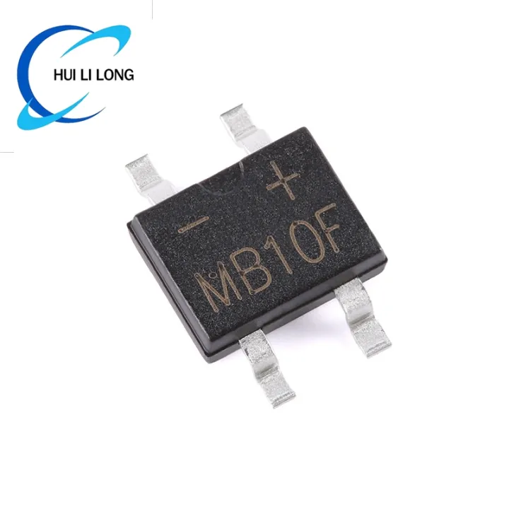 50pcs/10pcs%20MB10F%20MB10%201000V%20800mA%200.8A%20Universal%20Diode%20Bridge%20Stack%20Rectifier%20SMD%20IC%20-%20Image%202