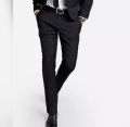 Embellish Black Dress Pant Formal & Casual Wear For Men. 
