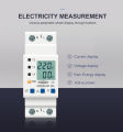 TOMZN 80A VAP Adjustable Over Under Voltage Protective Device Protector Amp Limit Protection for Wapda Solar ETC. 