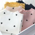 baby Girls Lovely Heart Print Sweaters New Autumn Kids Baby Pattern Clothing Fashion Clothes Casual Outfits Knit Girls Sweater. 