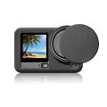 For DJI Osmo Action 6 Silicone Protective Case with Lanyard and Lens Cap. 
