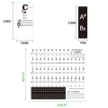 Piano sticker piano sticker note sticker piano chord keyboard sticker 61 88 beginner Keys piano notes stickers. 