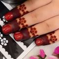 Henna dipper+ henna stencils | Henna dipper / Mehendi stencils |Mehendi stickers finger. 