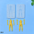 DIY Doll Sculpture Modeling Tool 1 Set Polymer Clay Male Doll Body Torso Silicone Mold Fondant/resin Clay. 