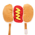 Funny Halloween Dog Costumes Hot Dog Shaped Dachshund Sausage Adjustable Clothes Pet Apparel Dressing Up Cat Party Costume Suit. 
