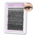 DIY Lash Clusters Cat Lashes Winged End Eye Elongated Eyelashes Extension Manga Eye Makeup.