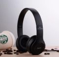 P47 Wireless headphones with Microphone Bluetooth Foldable Headset Support FM Radio TF for PC ,TV Smart Phones & Tablets etc.. 