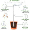 Grow Light, Full Spectrum LED Plant Light for Indoor Plants, Height Adjustable Growing Lamp with Auto On/Off Timer 4 4 Dimmable. 