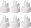 Replacement Duckbill Valves Compatible with Medela Symphony Breast Pump, Silicone Pump Parts Accessories, BPA Free, White.