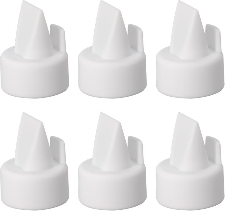 Replacement Duckbill Valves Compatible with Medela Symphony Breast Pump, Silicone Pump Parts Accessories, BPA Free, White