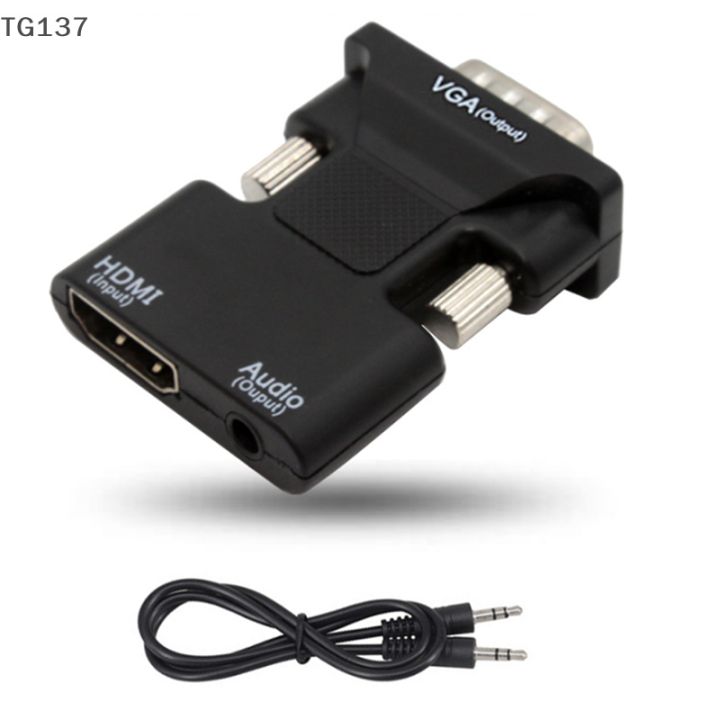 HDMI Female To VGA Male Converter With Audio Adapter Support 1080P ...