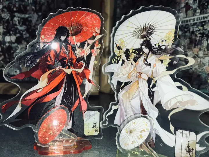 2Pcs%20Tian%20Guan%20Ci%20Fu%20Ring%20Heaven%20Official%E2%80%99s%20Blessing%20Hua%20Cheng%20Xie%20Lian%20Cosplay%20Stand%20Acrylic%20Figure%20Standing%20Desk%20Decoration%20-%20Image%205