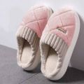 Women's Casual Home Slippers Soft Bottom Plush Slippers Anti-slip Thermal Slippers Indoor Winter Men's Fashion Casual Flats Slip.