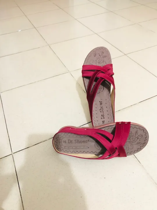 ladies%20red%20colour%20regular%20Beautiful%20design%20stylish%20shoe%20-%20Image%205