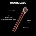 Hourglass Makeup Brush- No.21 Ambient Soft Glow Foundation Brush Soft Fiber Hair Fashion Design Single Face Brush.