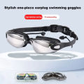 New Professional Adult Anti-fog UV Protection Lens Men Women Swimming Goggles Waterproof Adjustable Silicone Swim Glasses. 