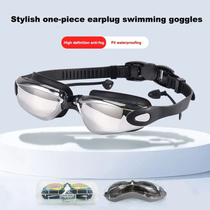 New Professional Adult Anti-fog UV Protection Lens Men Women Swimming Goggles Waterproof Adjustable Silicone Swim Glasses