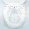 50/20pcs flushable toilet mat, disposable toilet seat, public restroom, airplane and camping, adult toilet essentials.