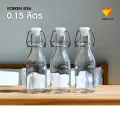 Ikea water bottle glass bottle with lock stopper 150ml korken. 