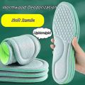 Summer Deodorant Sports Insoles for Shoes Sweat-absorbing Breathable Deodorant Anti-sweat Soft Shoe Pads Inserts for Man Women. 