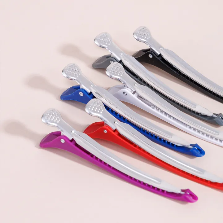 6Pcs%20Hairdressing%20Clamps%20Women's%20Claws%20Section%20Clips%20Barber%20Crocodile%20Hairpin%20Salon%20Styling%20Tools%20Hair%20Accessories%20-%20Image%204