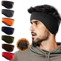 Outdoor Cycling hiking ski headband sweatband warm fleece headband men-women fitness. 