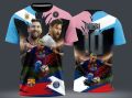 Custom Lionel Messi Soccer Jersey - Argentina, Barcelona, PSG Design. 