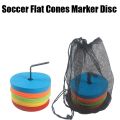10pcs Soccer Flat Cones Marker Disc Basketball Sports Speed Agility Training Markers Indeformable Portable Training Equipment.