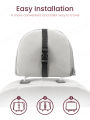 1pc Shatterproof Baby Car Mirror, Universal Rearview for Safe Monitoring of Car Seat, Easy to Install.