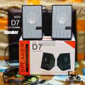 D7 Mini High Quality Wired Smart Speakers Best Sound Quality. 