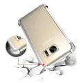 Clear Thick Transparent Back Cover For Samsung Galaxy S7 Edge. 