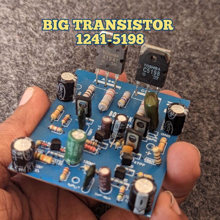 Amplifier%20Board%202%20Transistor%20Mono%20With%20IC%20Local%20Board%20For%20Amplifier%20DYE%20Projects%20-%20Image%202