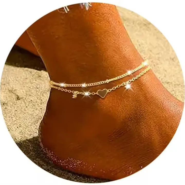 925%20Sliver%20Plated%20CZ%20Anklet%20Bracelets%20for%20Women%20Girl%20Trendy%20New%20Waterproof%20Heart%20Charm%20Dainty%20Layer%20Chain%20Anklets%20Jewelry%20Gifts%20-%20Image%205