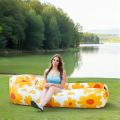 Outdoor Lazy Inflatable Sofa For Nap, Portable Air Mattress For Picnic, Camping Inflatable Mattress, Air Bed For Music Festival. 