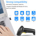 2d Barcode scanner Wired Scanner 2.4GWireless Reader 2d scanner Support Connect Multiple Device PC Laptop. 
