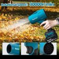 Makita Violent Blower Turbo Jet Fan Electric Air Duster Wind Speed Turbo Rechargeable with Light Car Cleanin Tool. 