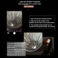 Irregular Heart 100 Languages Projection Pendant Necklaces With Luxury Rose Flower Gift Box New Christmas Gifts Romantic Jewelry. 