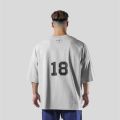 LYFT Loose Men Gym Running T-Shirts Breathable Short Sleeve Summer Cotton Fitness T Shirt  Sports Bodybuilding Training TEE Tops. 
