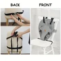 Travel Harness Seat For Baby High Chair, Safety Harness Chair Accessory For Baby Feeding, Portable Fabric Harness Toddler Chair. 
