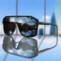 Rivet Lens Fishing Sunglasses for Men and women Fashion Casual Oversize Goggles with UV Protection for Hiking Golf, Beach.