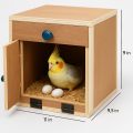 Cockatiel Wooden Nesting Box – Premium Breeding Box for Cockatiel Birds. 
