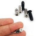 100X Black Silver KB4*8/10/12mm KB5*10/12/15mm PC Case Cooler Cooling Fan Flat Countersunk Phillips Head Mount Screw Computer A. 