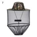 Mosquito Hat With Hidden Net Mesh Repellent Insect Bee Protection Men Women Outdoor Sunscreen Fishing Cap.