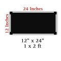 Art Diaries Premium Notice Board in Red, Blue, Green, and Black - 12"x24" or 1x2 ft. 